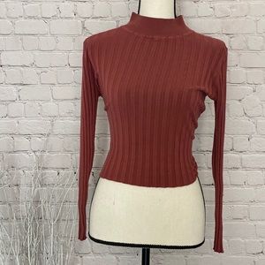 ❌SOLD❌Cotton On | Mock Neck Rib Knit long sleeve top